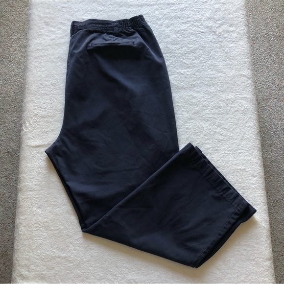 Lands’ End Navy Blue Cropped Pants Fit 3 Size 20W - Picture 3 of 5